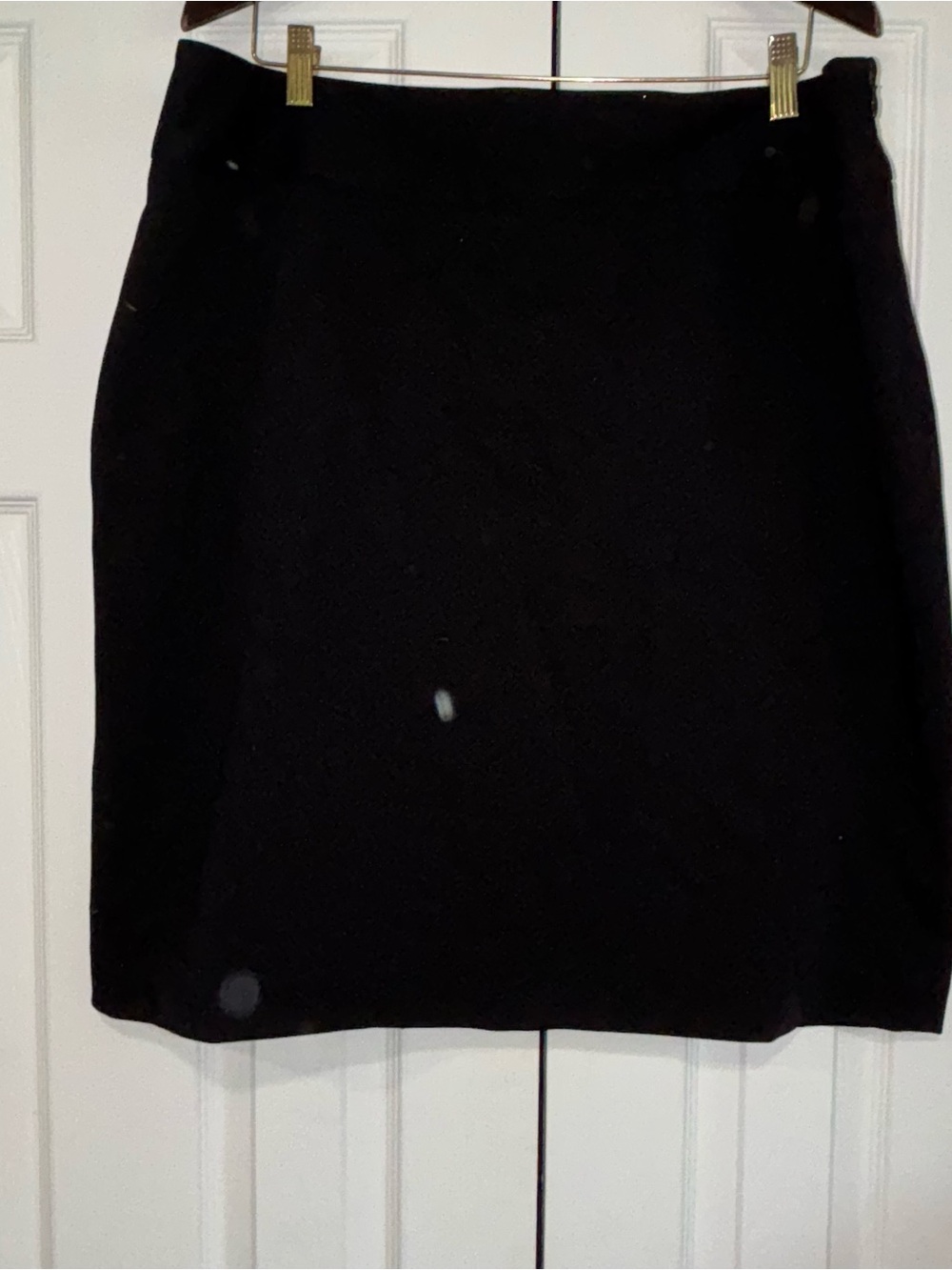 Liz Claiborne Career Woman 18W Classic Black Women's Pencil Skirt Side Zip